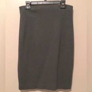 Lord & Taylor Gray Skirt